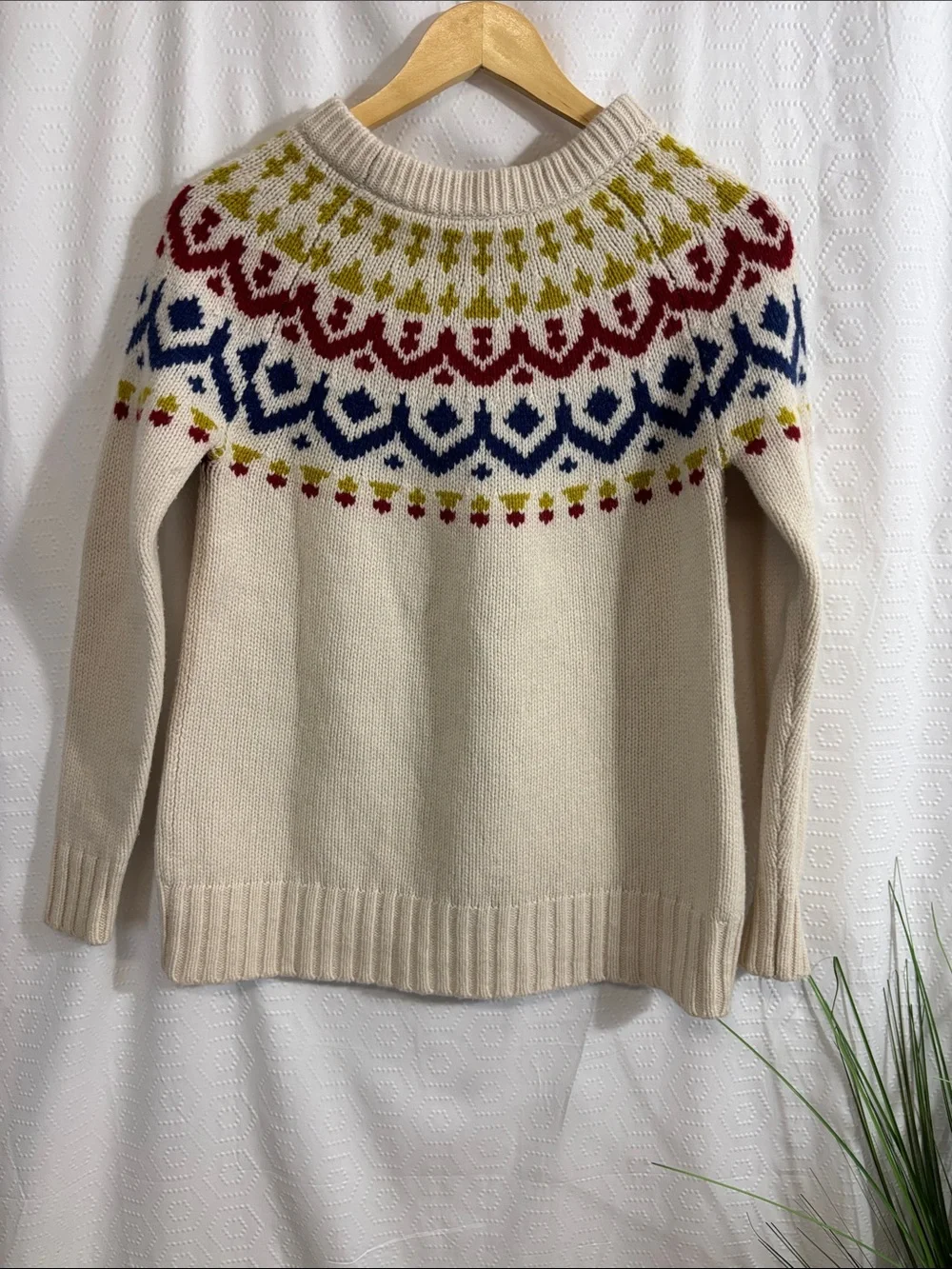 J.Crew Fair Isle sweater 🌸